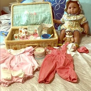 Collectible American girl doll bitty baby.
